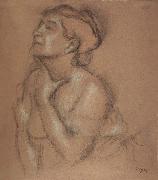 Edgar Degas Half-Langth Study of a Woman china oil painting artist